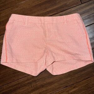 Merona Chino Shorts Women's 2 Pink White Blend Color Blend Low-Rise